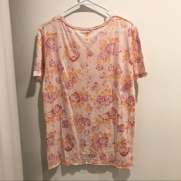 NEW Free People Tourist Tee Floral Soft Graphic Tee Shirt - Size XS S M - Picture 6 of 10